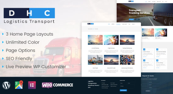 DHC | Chủ đề WordPress Vận tải Hậu cần