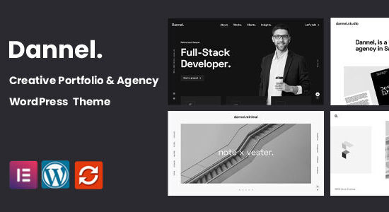 Dannel - Chủ đề WordPress dành cho đại lý và danh mục đầu tư sáng tạo