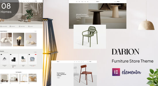 Darion – Chủ đề WordPress của Cửa hàng nội thất