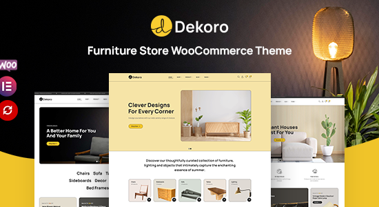 Dekoro - Chủ đề WooC Commerce của Cửa hàng nội thất