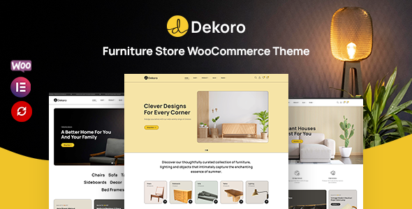 Dekoro - Chủ đề WooC Commerce của Cửa hàng nội thất