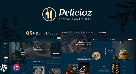 Delicioz - Chủ đề WordPress nhà hàng