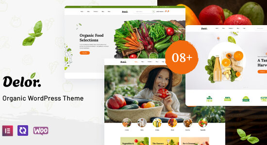 Delor – Chủ đề WordPress của Cửa hàng Thực phẩm Hữu cơ