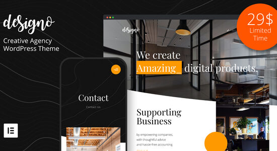 Designo - Chủ đề WordPress của Cơ quan Sáng tạo