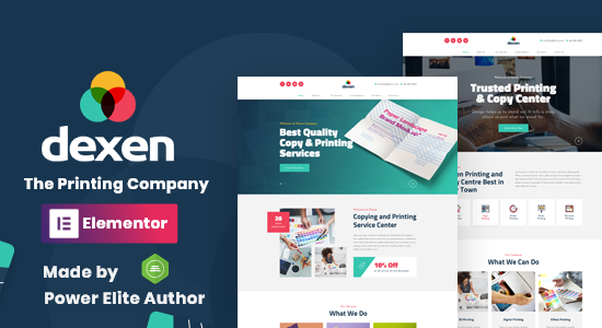 Dexen - Chủ đề WordPress của Công ty In ấn