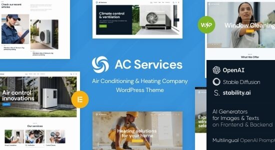 Dịch vụ AC | Chủ đề WordPress của Công ty Điều hòa không khí và Sưởi ấm