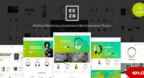 Điện tử Thương mại điện tử WordPress Chủ đề Woocommerce - Exzo