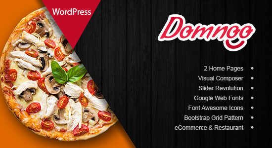 Domnoo - Chủ đề WordPress về Pizza & Nhà hàng