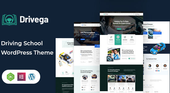 Drivega - Chủ đề WordPress của trường dạy lái xe