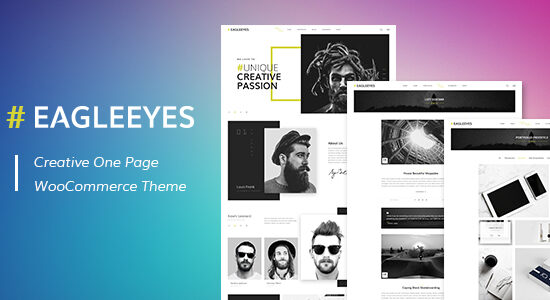 EAGLEEYES - Creative multipages and One page WP Theme