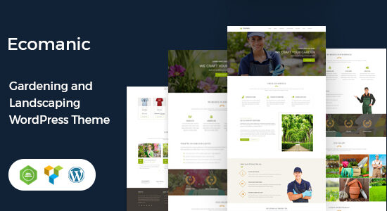 Ecomanic - Chủ đề WordPress làm vườn và cảnh quan