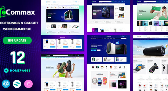 Ecommax - Chủ đề WordPress Điện tử & Tiện ích WooC Commerce