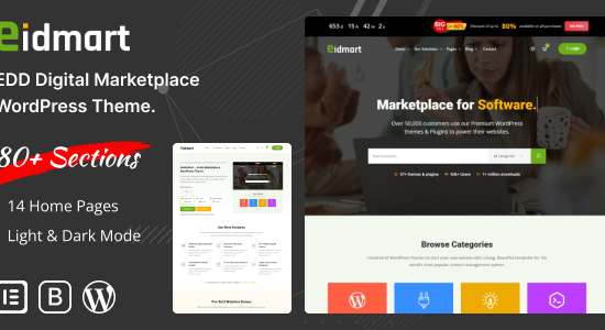 Eidmart | Digital Marketplace WordPress Theme