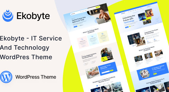 Ekobyte - Chủ đề WordPress về Dịch vụ & Công nghệ CNTT