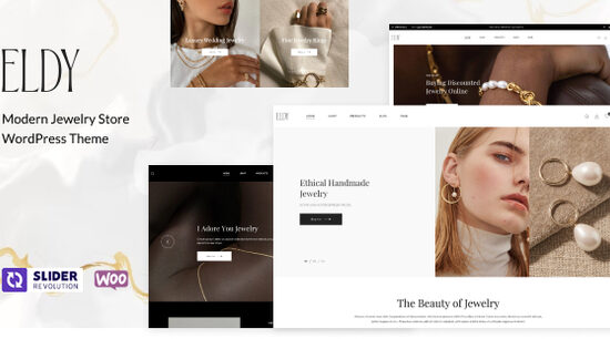Eldy – Chủ đề WordPress của Cửa hàng trang sức WooC Commerce