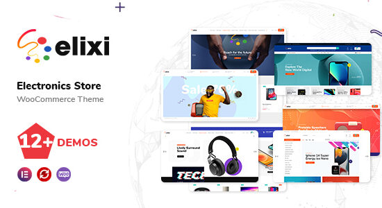 Elixi – Chủ đề WordPress điện tử cho chủ đề WordPress WooC Commerce