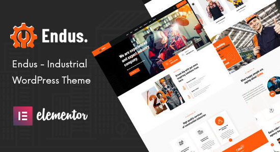 Endus - Chủ đề WordPress sản xuất công nghiệp