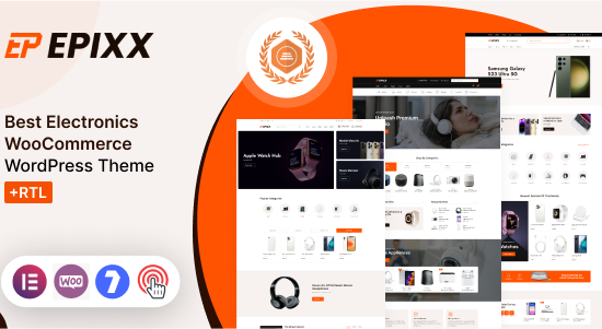 Epixx - Chủ đề WordPress WooC Commerce điện tử + RTL