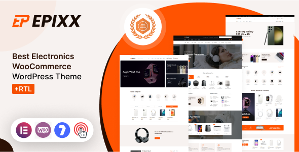 Epixx - Chủ đề WordPress WooC Commerce điện tử + RTL