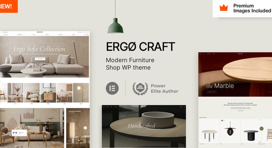 ErgoCraft – Chủ đề WordPress của cửa hàng nội thất