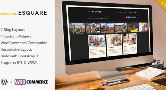 Esquare - Chủ đề blog WordPress đáp ứng