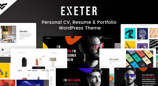 Exeter - Chủ đề WordPress danh mục đầu tư cá nhân