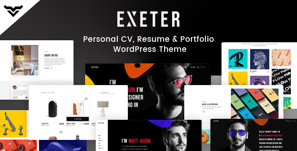 Exeter - Chủ đề WordPress danh mục đầu tư cá nhân