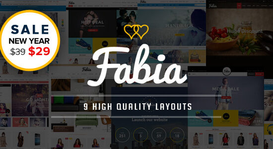 Fabia - Chủ đề WordPress WooC Commerce đáp ứng đa năng