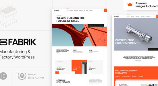 Fabrik - Chủ đề WordPress công nghiệp
