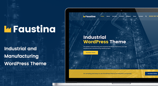 Faustina - Chủ đề WordPress công nghiệp