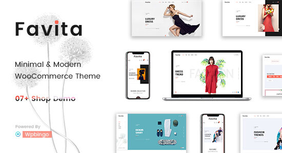 Favita - Chủ đề WordPress thời trang WooC Commerce