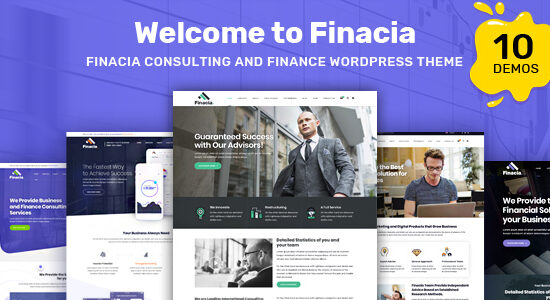 Finacia - Chủ đề WordPress Tài chính & Kinh doanh