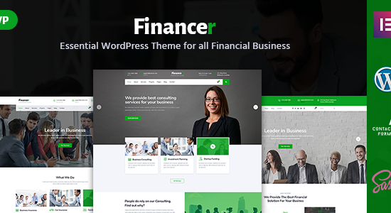 Financer - Chủ đề WordPress Tư vấn & Kinh doanh