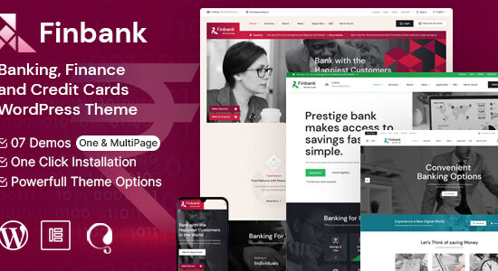 Finbank - Chủ đề WordPress Tài chính Ngân hàng