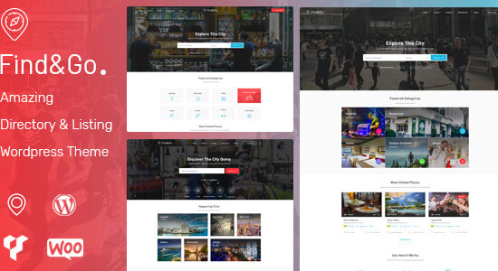 Findgo - Danh sách thư mục WordPress Theme