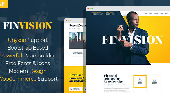 Finvision - Chủ đề WordPress tư vấn tài chính