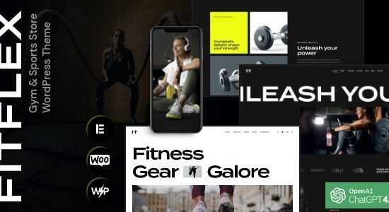 FitFlex - Chủ đề WordPress của cửa hàng thể dục & thể thao