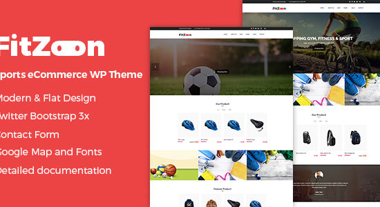 Fitzoon - Chủ đề WordPress dành cho cửa hàng thể thao WooC Commerce