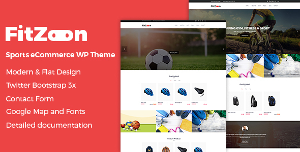 Fitzoon - Chủ đề WordPress dành cho cửa hàng thể thao WooC Commerce