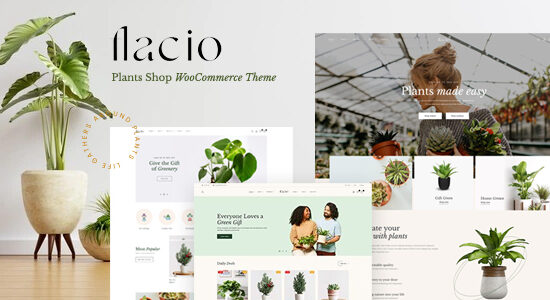 Flacio - Chủ đề WordPress của Plants Shop WooC Commerce