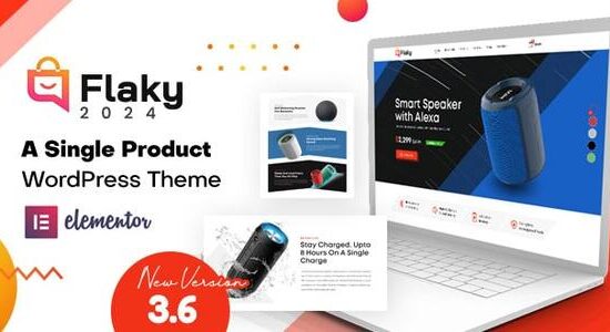 Flaky - Chủ đề WooC Commerce một sản phẩm