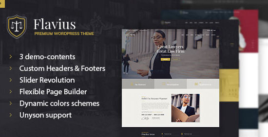 Flavius ​​- Chủ đề WordPress Luật sư và Luật sư