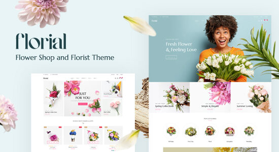 Floral – Chủ đề WordPress của Cửa hàng hoa WooC Commerce