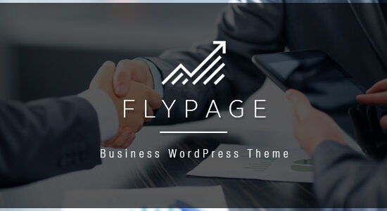 FlyPage - Chủ đề WordPress trang đích tối giản