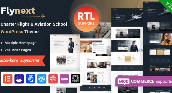 Flynext - Chủ đề WordPress hàng không đa năng + RTL