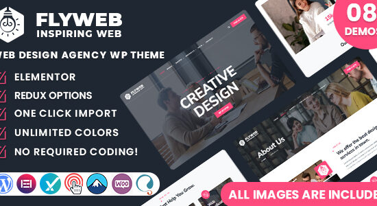 Flyweb - Chủ đề WordPress của Cơ quan thiết kế web