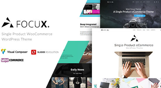 Focux - Chủ đề WordPress WooC Commerce một sản phẩm đa mục đích