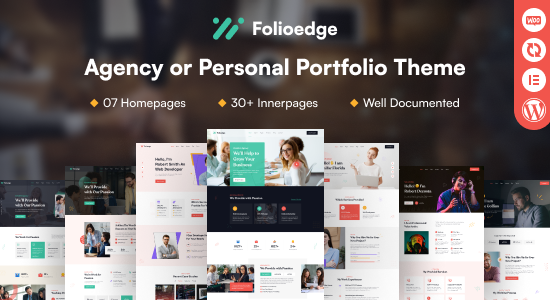 Folioedge - Chủ đề WordPress danh mục đầu tư cá nhân