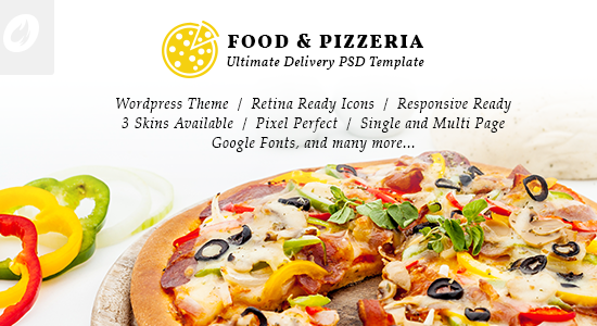 Food & Pizzeria - Chủ đề WordPress giao hàng tối ưu