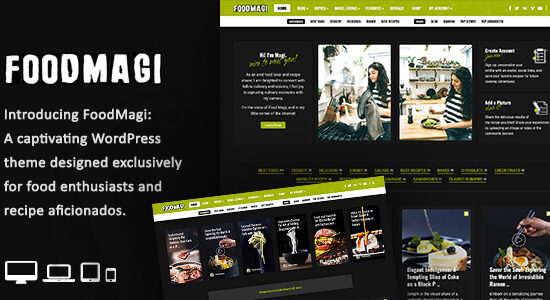 FoodMagi - Chủ đề WordPress về công thức nấu ăn và đánh dấu trang